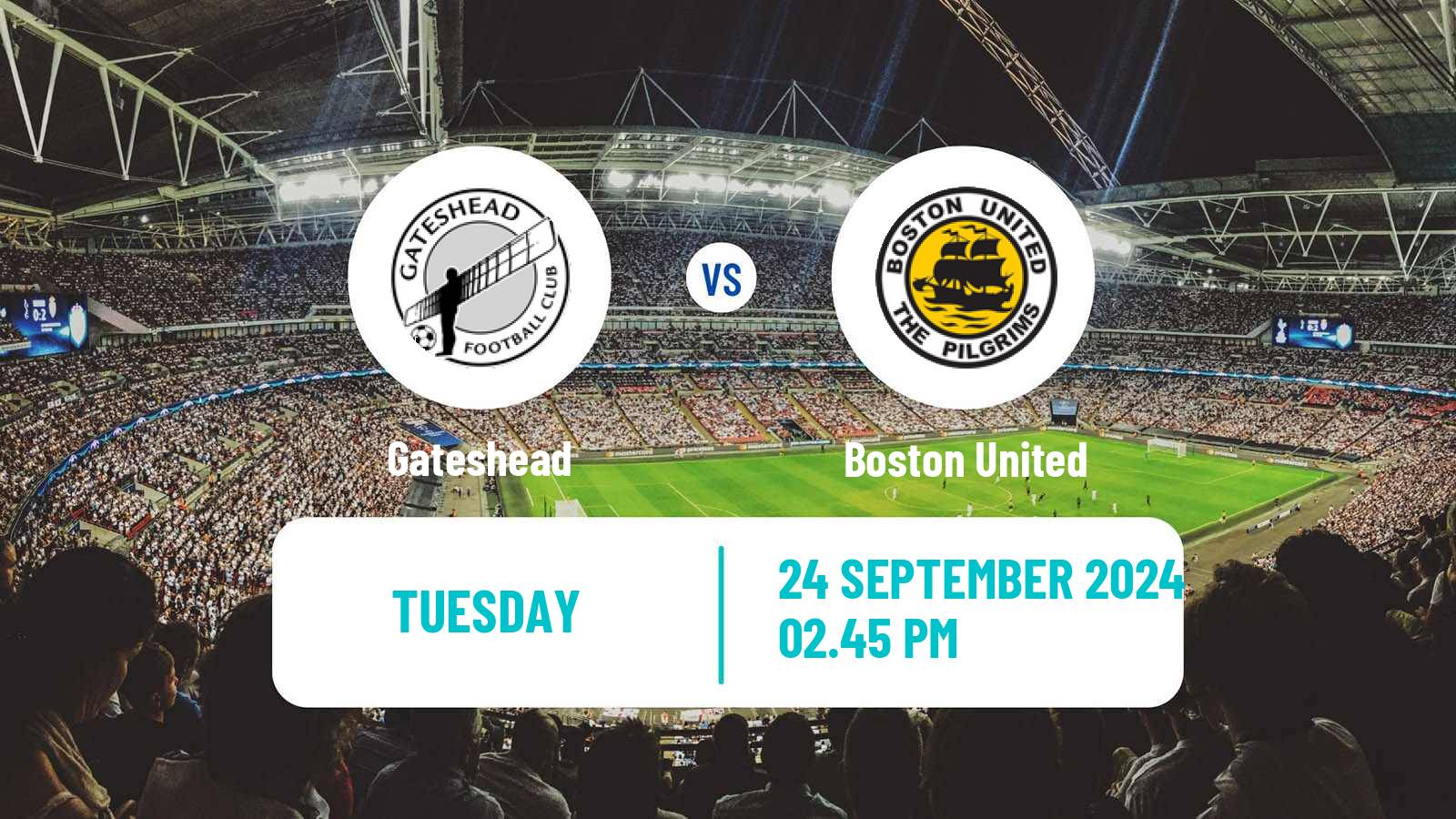 Soccer English National League Gateshead - Boston United