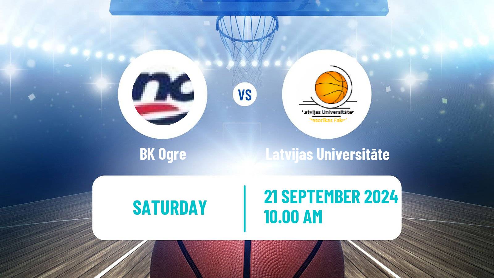 Basketball Estonian–Latvian Basketball League Ogre - Latvijas Universitāte