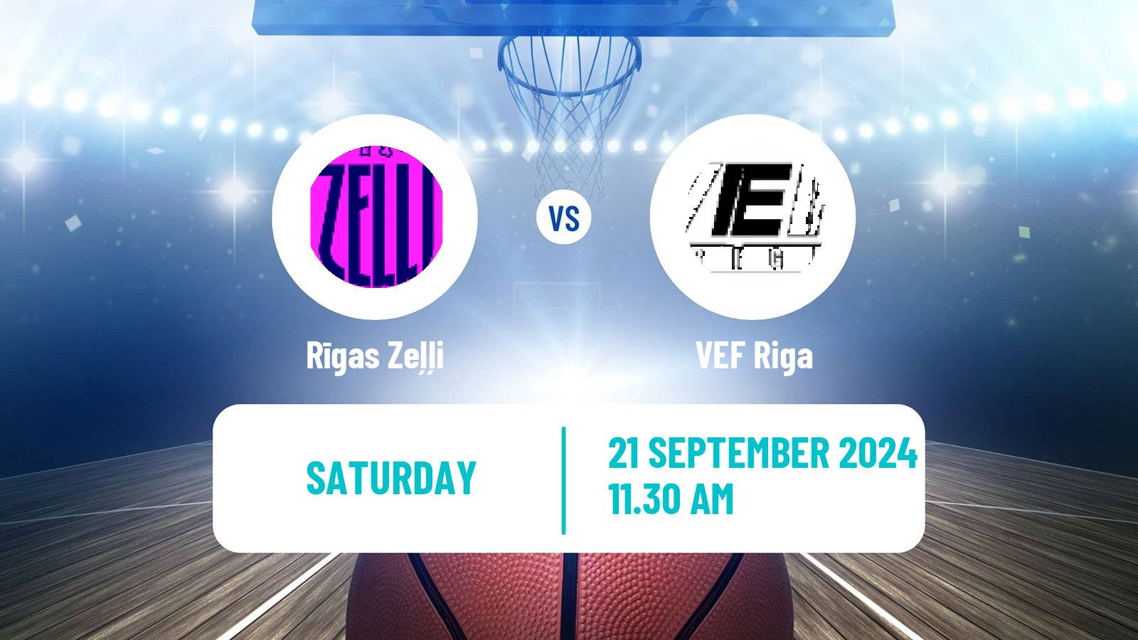 Basketball Estonian–Latvian Basketball League Rīgas Zeļļi - VEF Riga