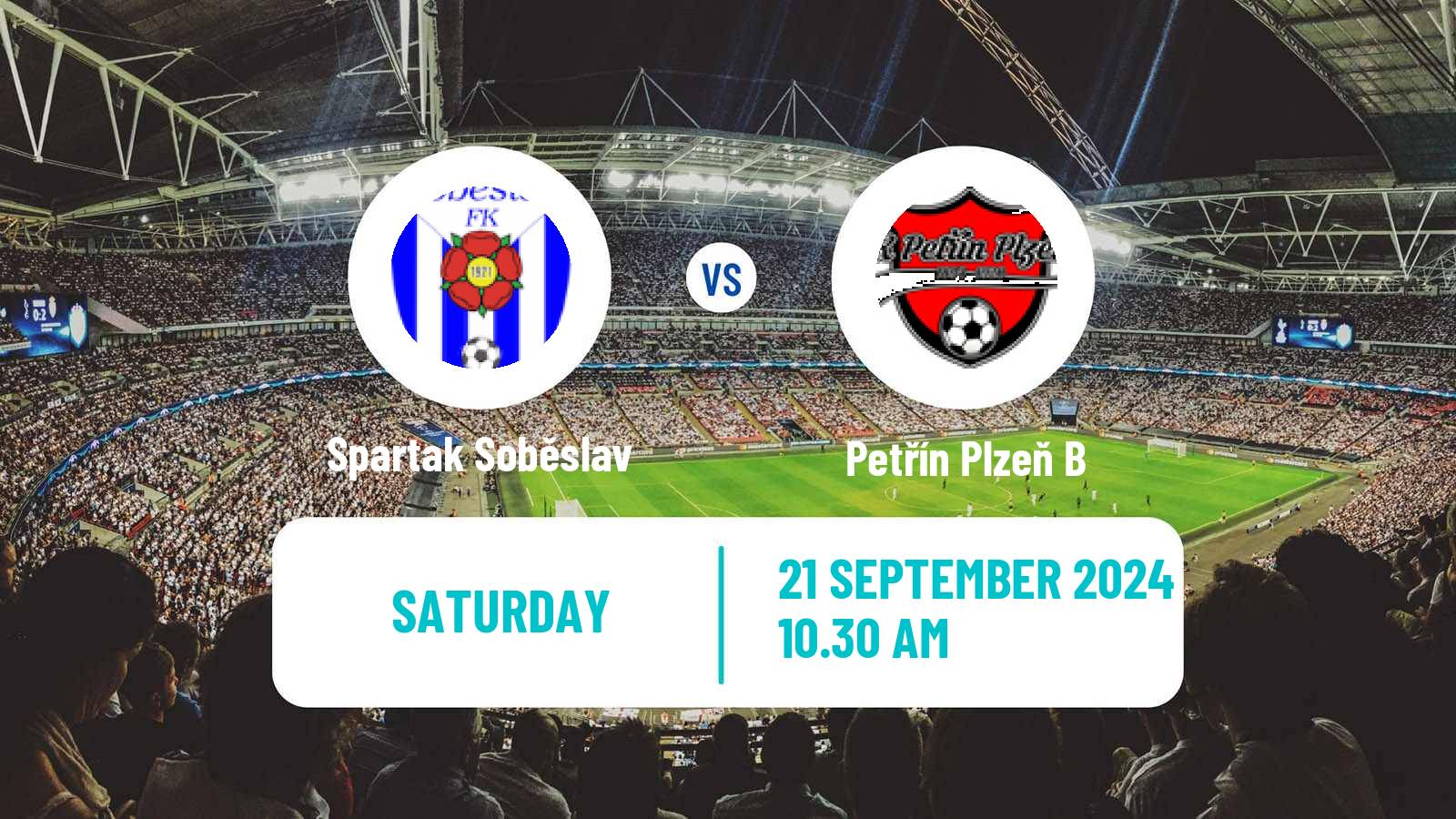 Soccer Czech Division A Spartak Soběslav - Petřín Plzeň B