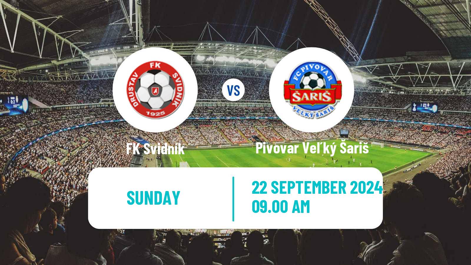 Soccer Slovak 4 Liga East Svidník - Pivovar Veľký Šariš