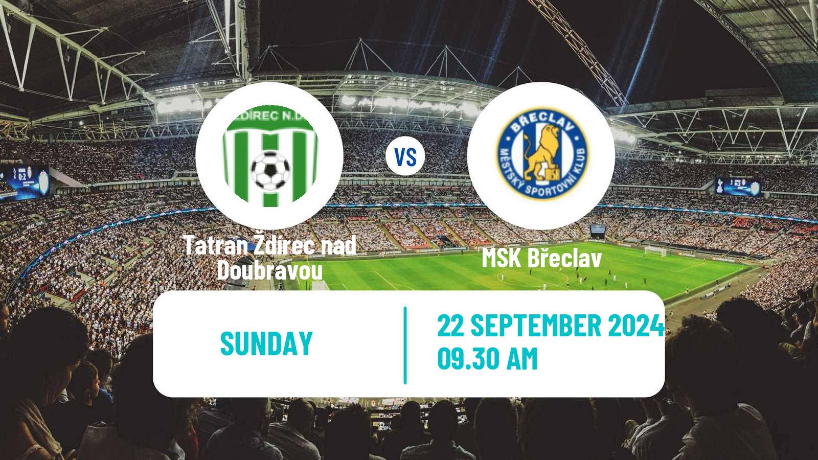 Soccer Czech Division D Tatran Ždírec nad Doubravou - Břeclav