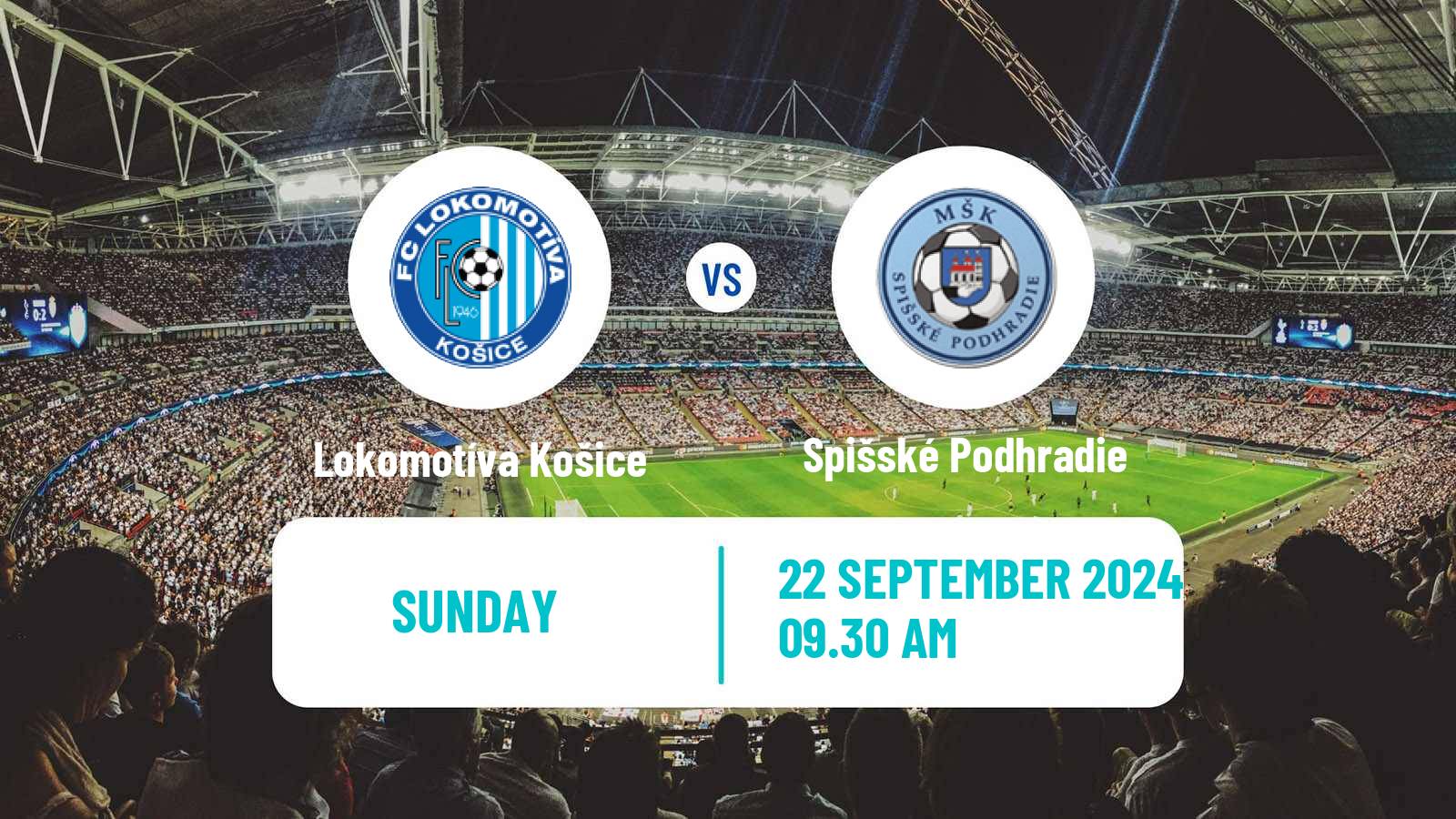 Soccer Slovak 3 Liga East Lokomotíva Košice - Spišské Podhradie