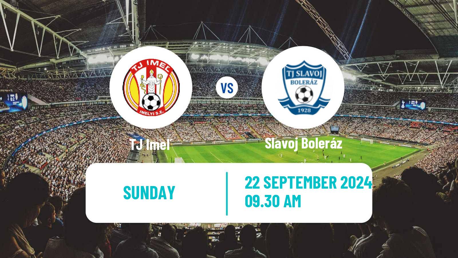 Soccer Slovak 4 Liga West Imeľ - Slavoj Boleráz