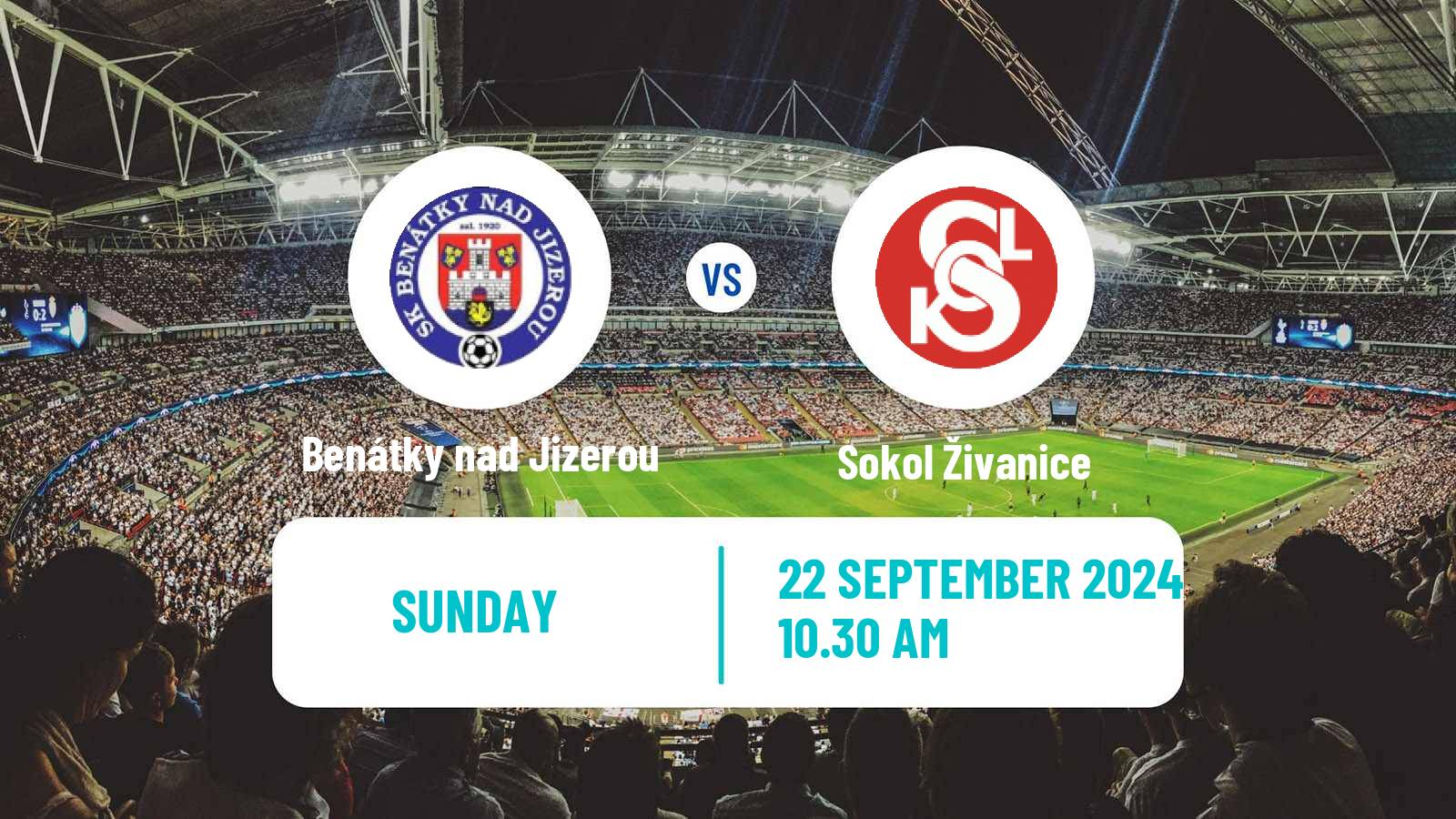 Soccer Czech CFL Group B Benátky nad Jizerou - Sokol Živanice