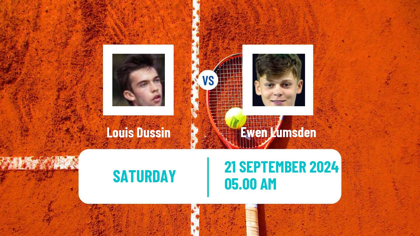 Tennis ITF M15 Monastir 38 Men Louis Dussin - Ewen Lumsden