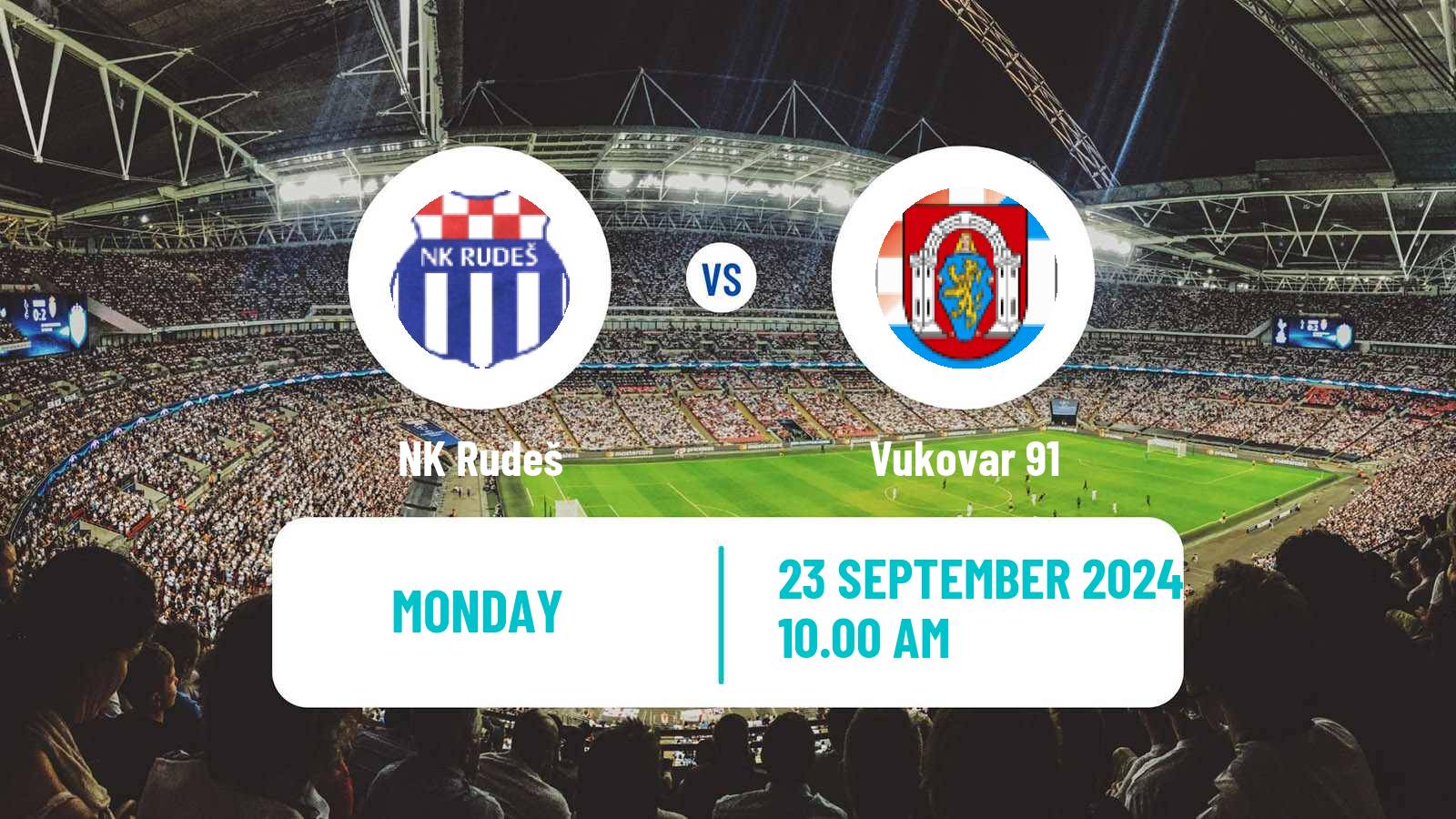 Soccer Croatian Prva NL Rudeš - Vukovar 91