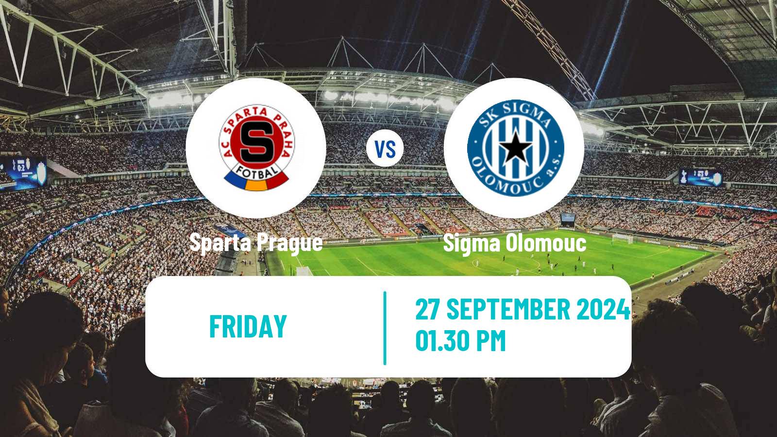 Soccer Czech 1 Liga Sparta Prague - Sigma Olomouc