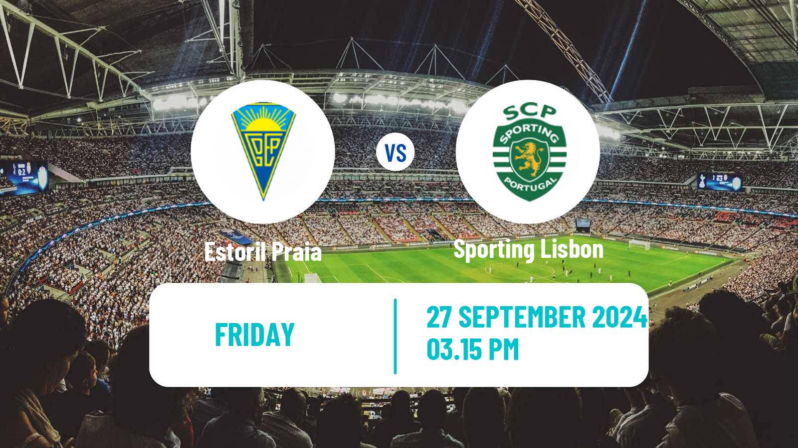 Soccer Liga Portugal Estoril Praia - Sporting Lisbon