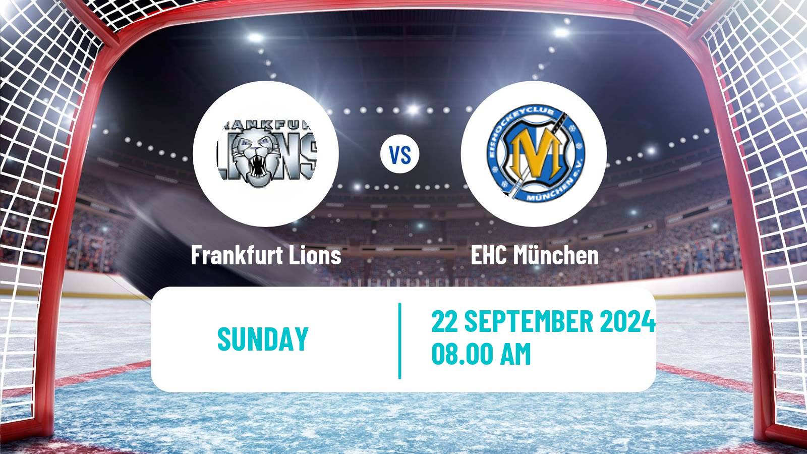 Hockey German Ice Hockey League Frankfurt Lions - EHC München