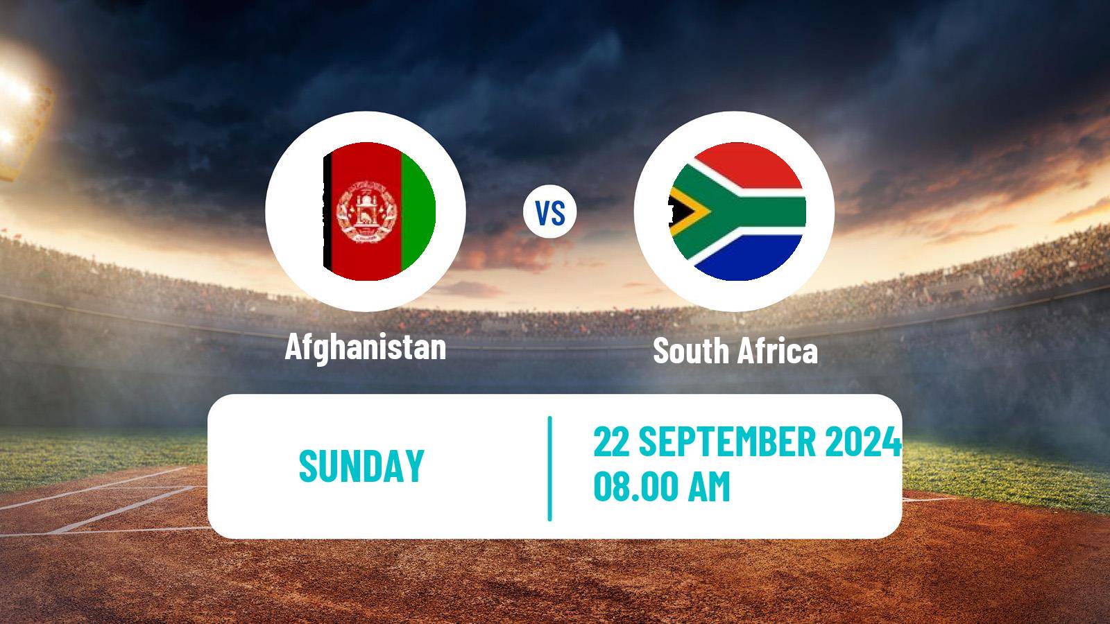 Cricket One Day International Afghanistan - South Africa