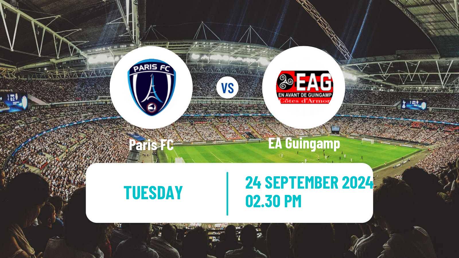 Soccer French Ligue 2 Paris FC - Guingamp