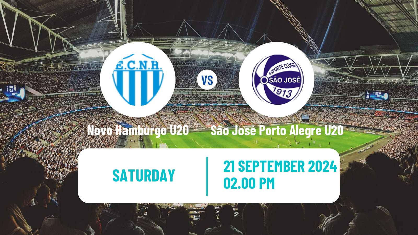 Soccer Brazilian Gaucho U20 Novo Hamburgo U20 - São José Porto Alegre U20