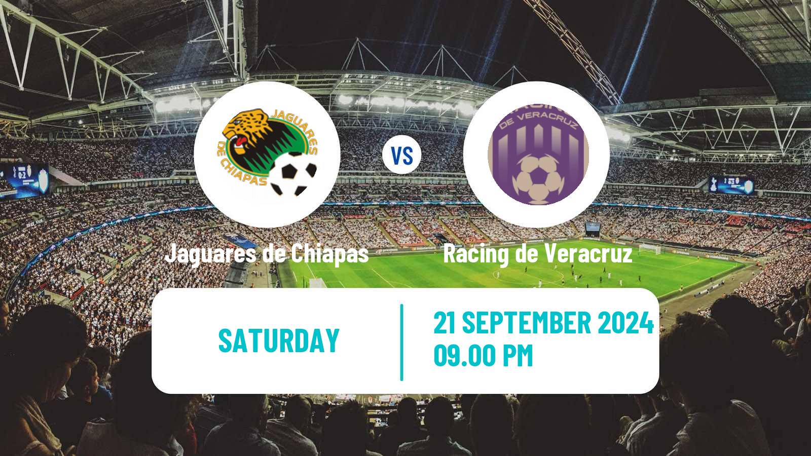 Soccer Mexican Liga Premier Serie A Jaguares de Chiapas - Racing de Veracruz