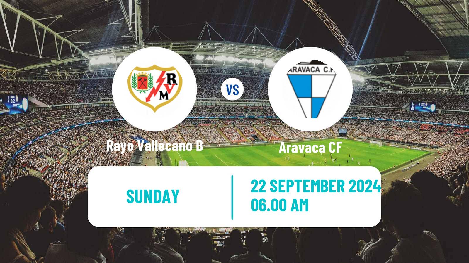 Soccer Spanish Tercera RFEF - Group 7 Rayo Vallecano B - Aravaca