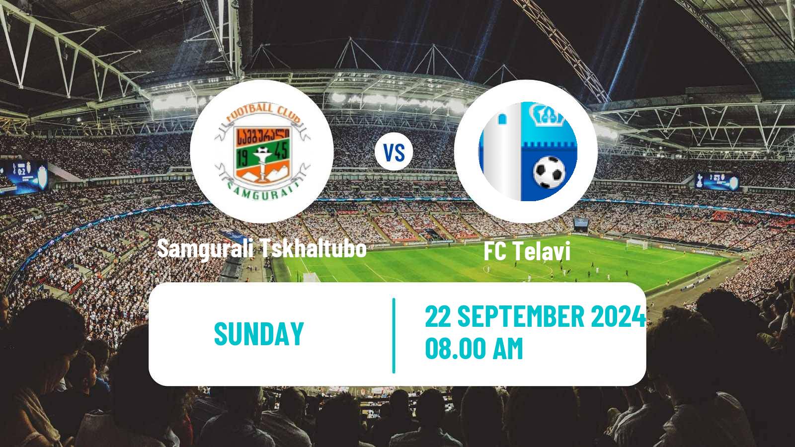 Soccer Georgian Erovnuli Liga Samgurali Tskhaltubo - Telavi