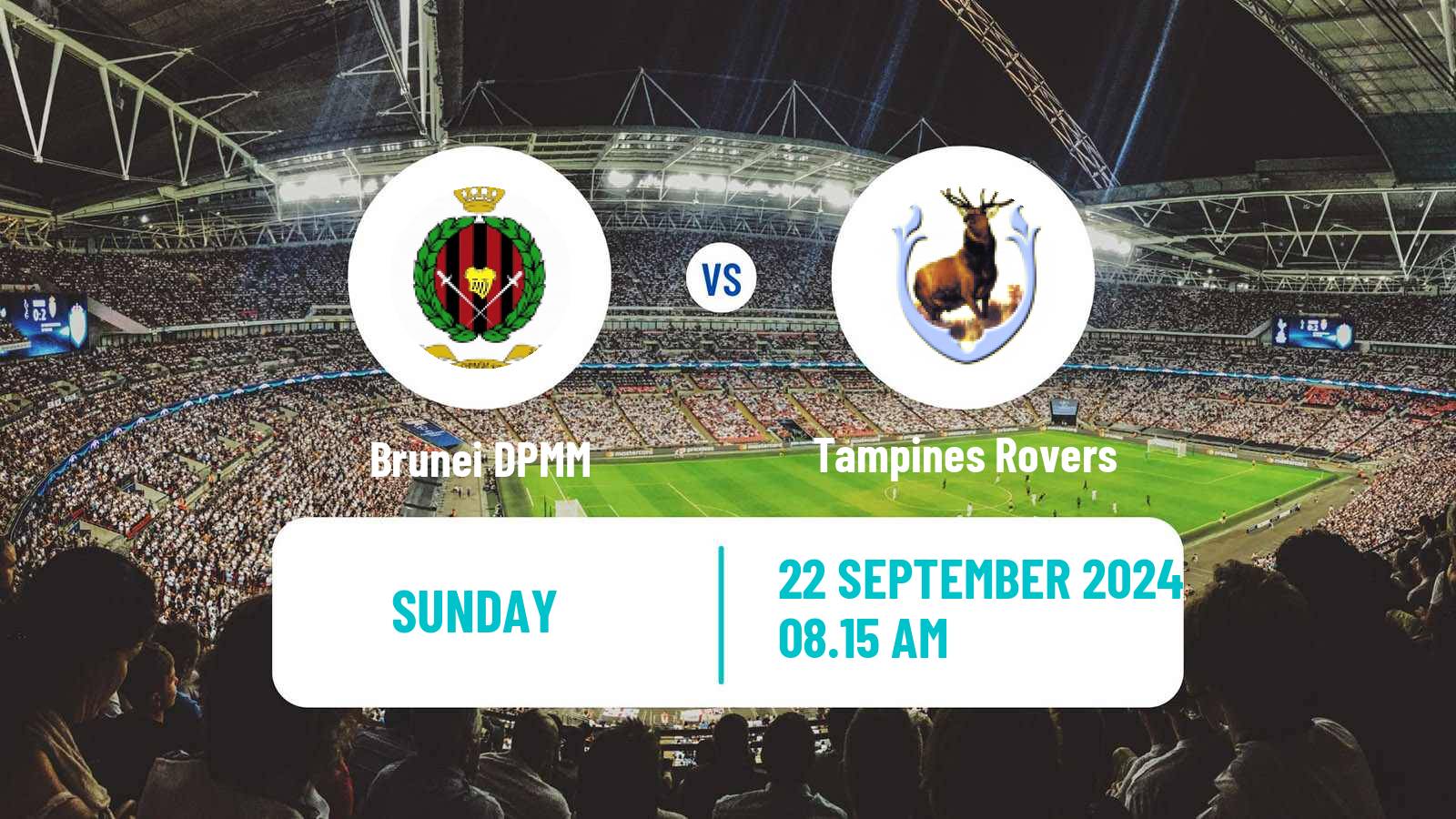 Soccer Singapore Premier League Brunei DPMM - Tampines Rovers