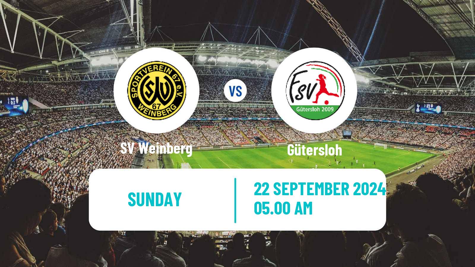 Soccer German 2 Bundesliga Women Weinberg - Gütersloh