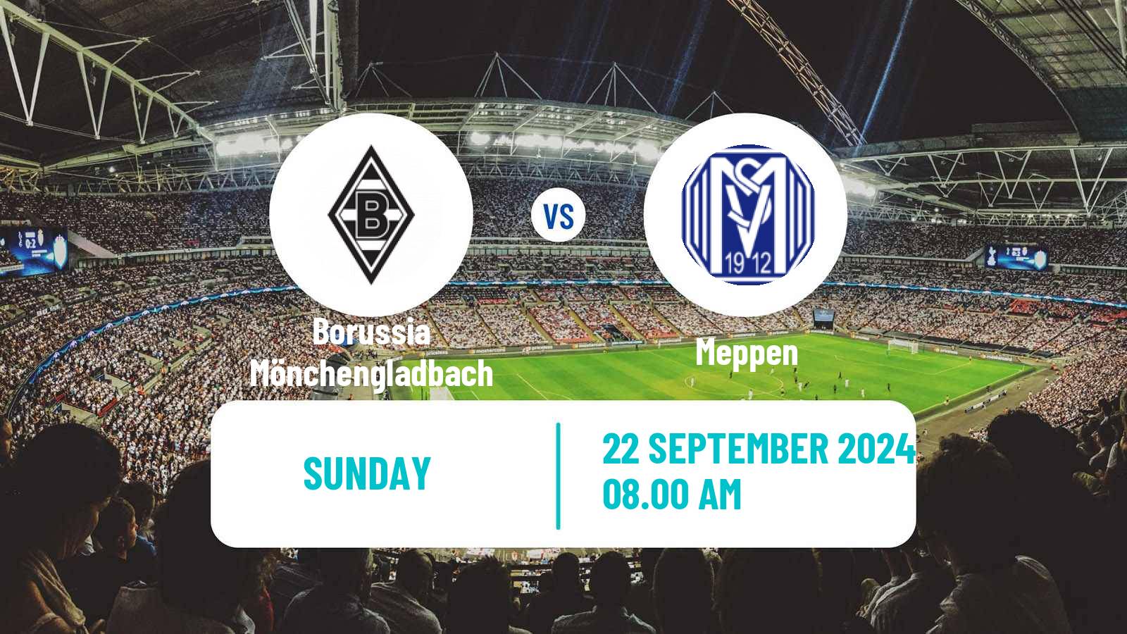 Soccer German 2 Bundesliga Women Borussia Mönchengladbach - Meppen