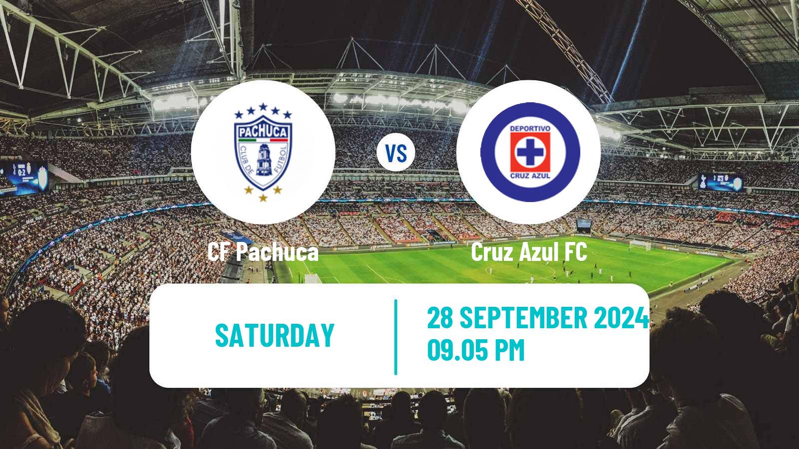 Soccer Mexican Liga MX Pachuca - Cruz Azul