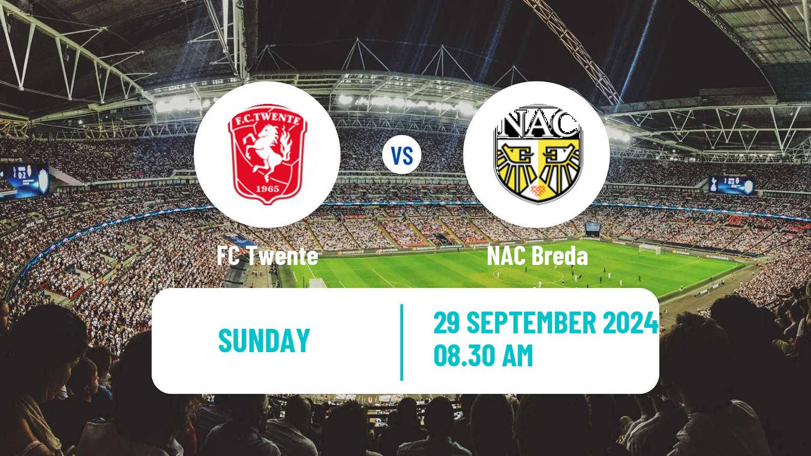 Soccer Dutch Eredivisie Twente - NAC Breda