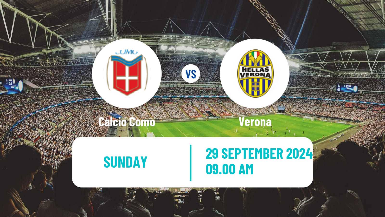 Soccer Italian Serie A Como - Verona