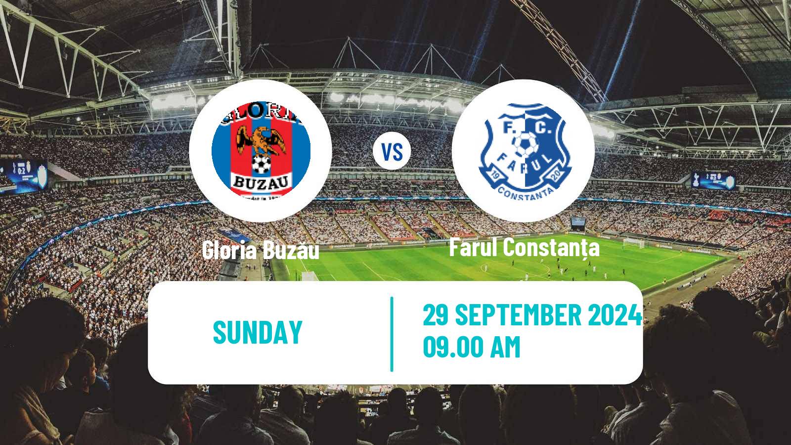 Soccer Romanian Liga 1 Gloria Buzău - Farul Constanța