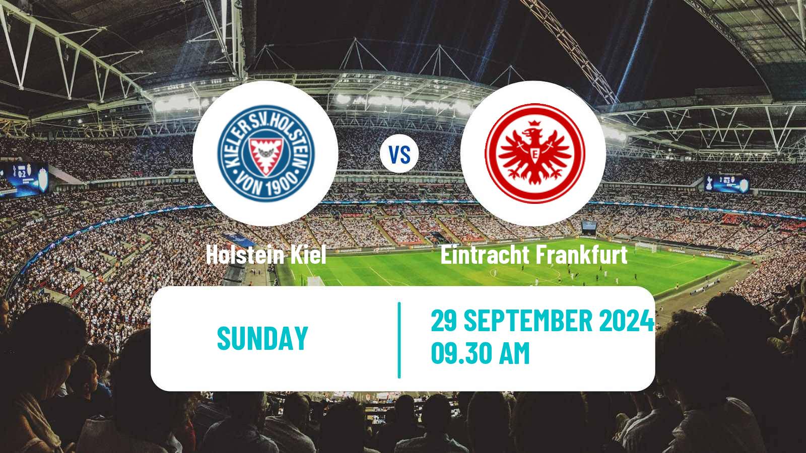 Soccer German Bundesliga Holstein Kiel - Eintracht Frankfurt