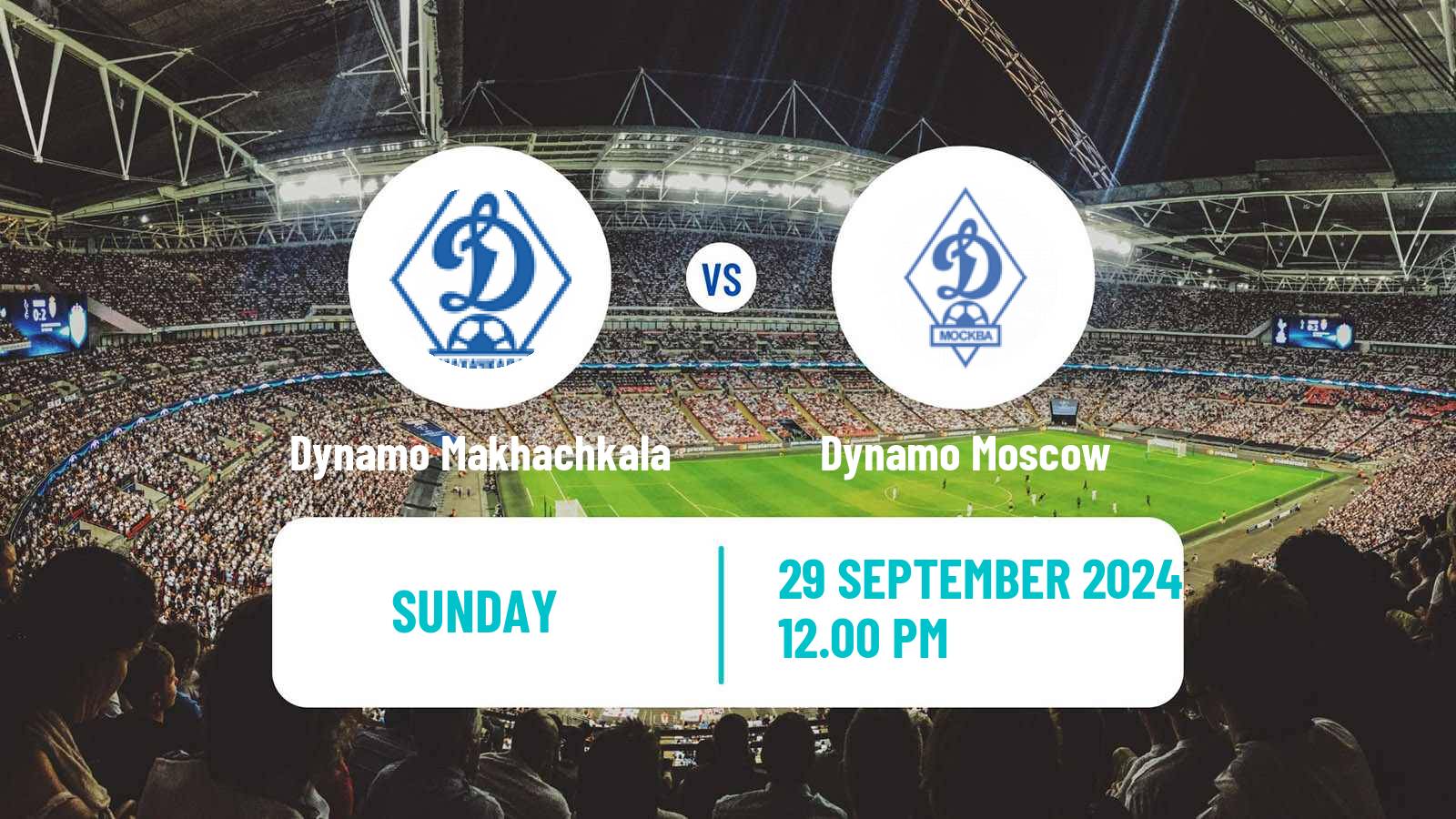 Soccer Russian Premier League Dynamo Makhachkala - Dynamo Moscow