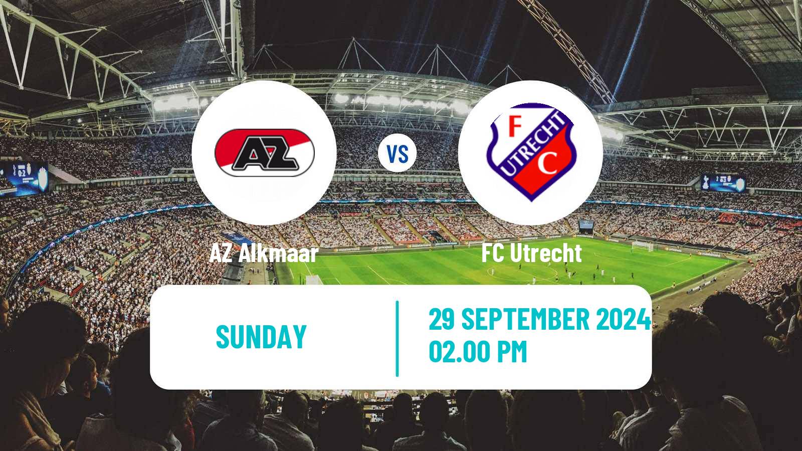 Soccer Dutch Eredivisie AZ Alkmaar - Utrecht