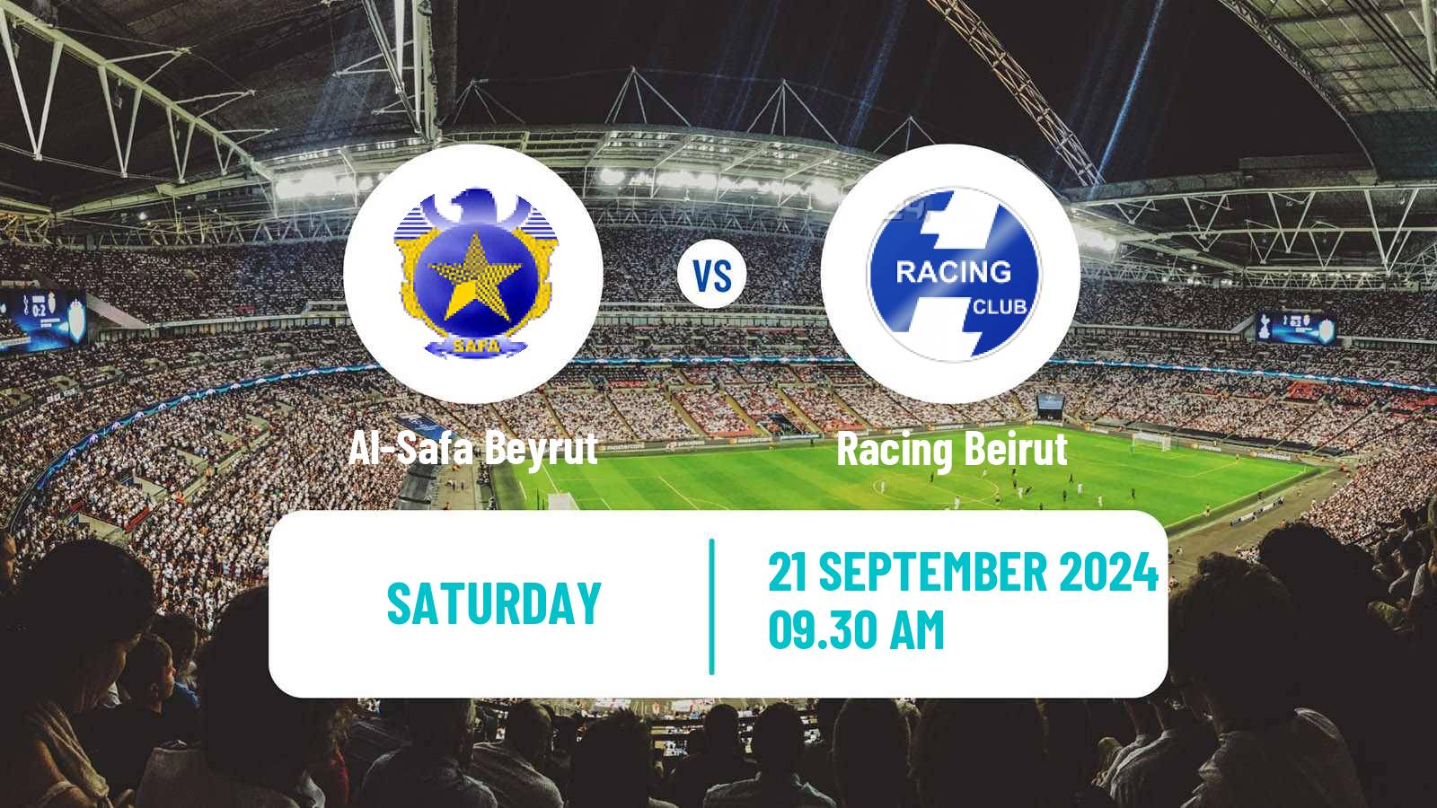 Soccer Lebanese Premier League Al-Safa Beyrut - Racing Beirut