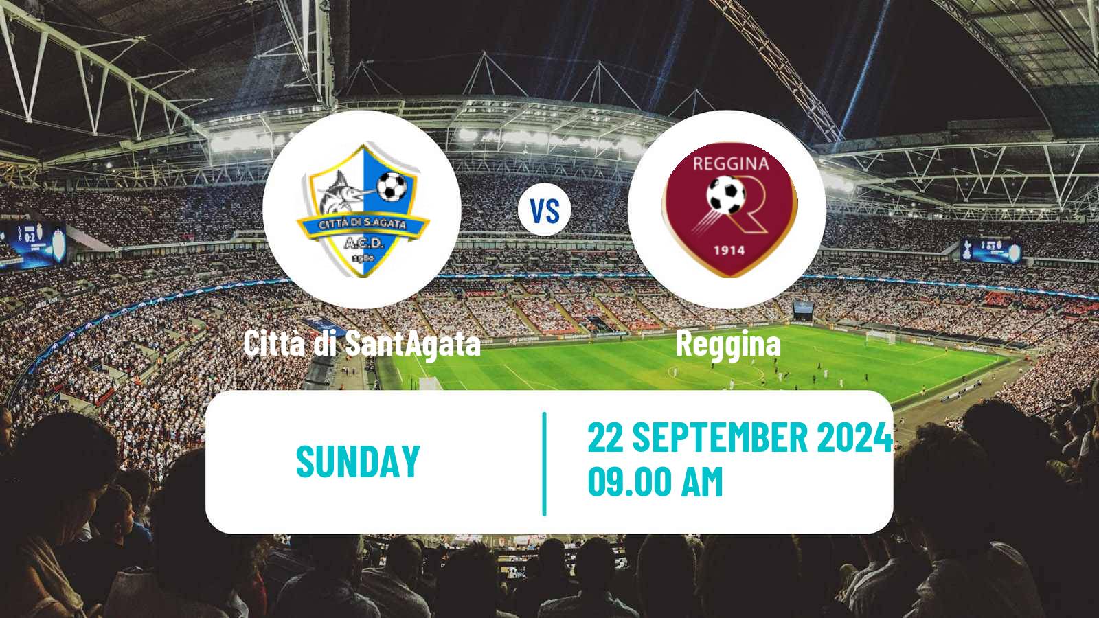 Soccer Italian Serie D - Group I Città di SantAgata - Reggina