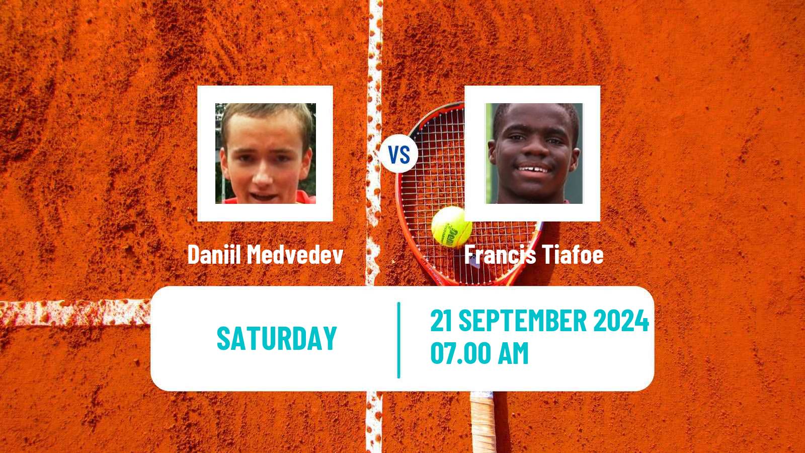 Tennis ATP Laver Cup Daniil Medvedev - Francis Tiafoe