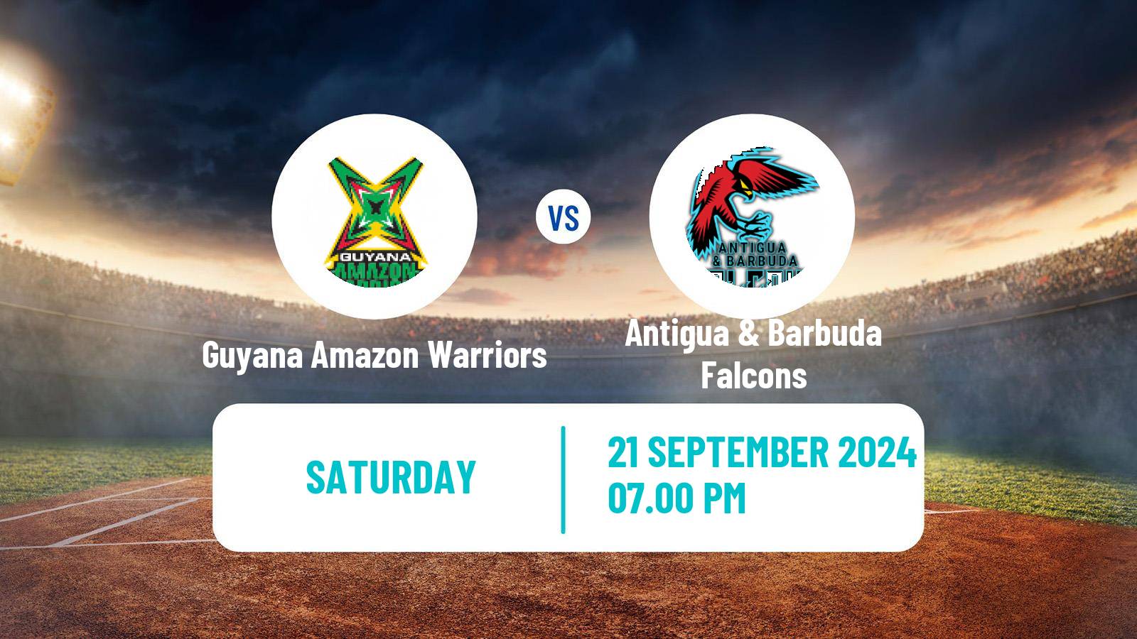 Cricket Caribbean Premier League Cricket Guyana Amazon Warriors - Antigua & Barbuda Falcons