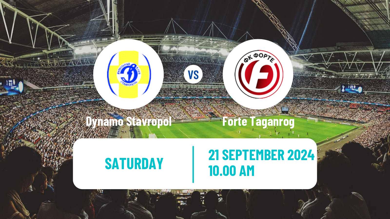 Soccer FNL 2 Division B Group 1 Dynamo Stavropol - Forte Taganrog