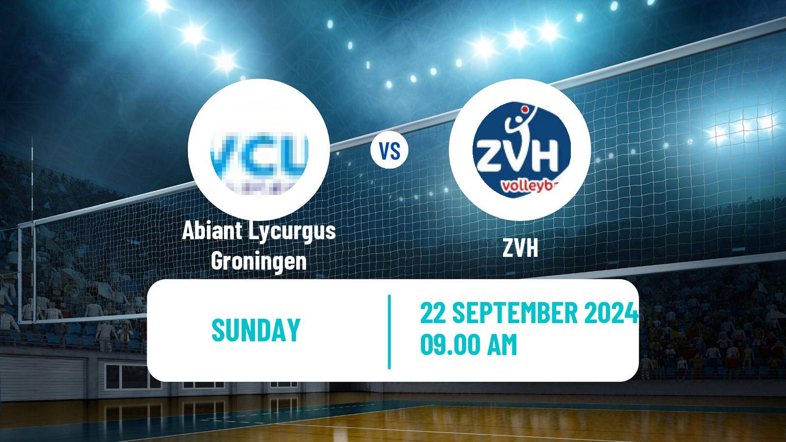 Volleyball Dutch Eredivisie Volleyball Abiant Lycurgus Groningen - ZVH