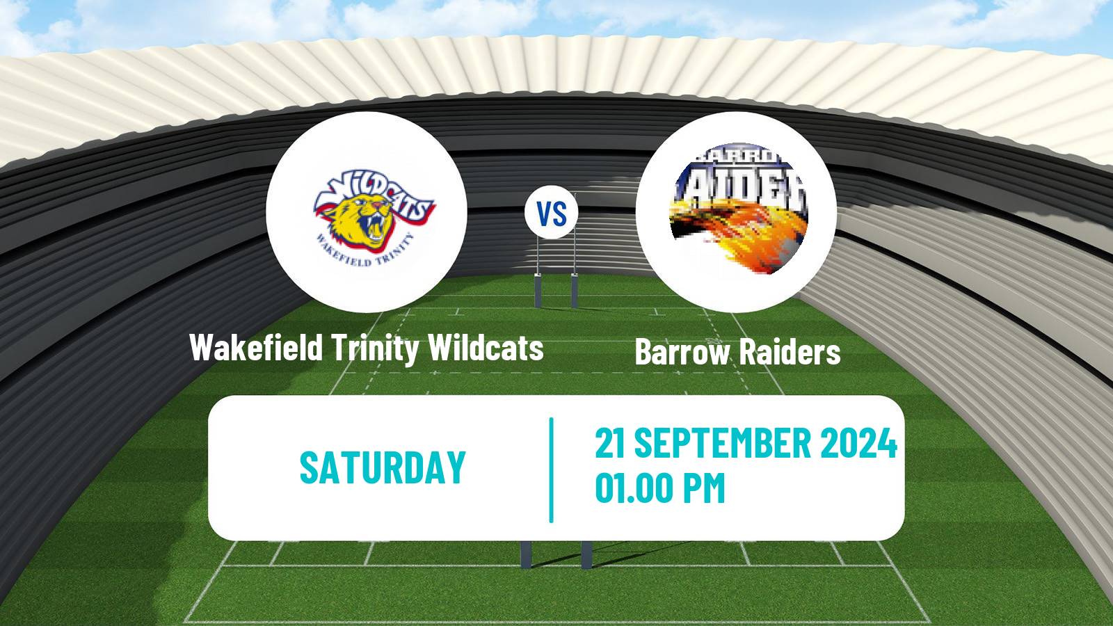 Rugby league English Championship Rugby League Wakefield Trinity Wildcats - Barrow Raiders