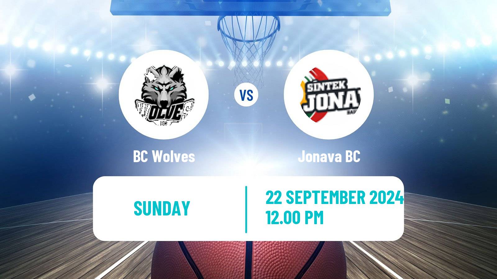 Basketball Lietuvos Krepsinio Lyga BC Wolves - Jonava