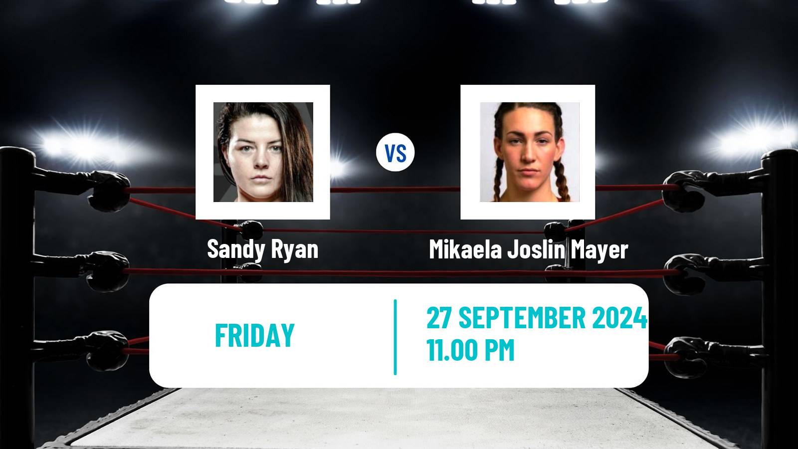 Boxing Welterweight WBO Title Women Sandy Ryan - Mikaela Joslin Mayer