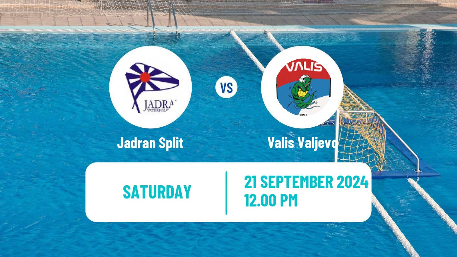 Water polo Regional League Water Polo Jadran Split - Valis Valjevo