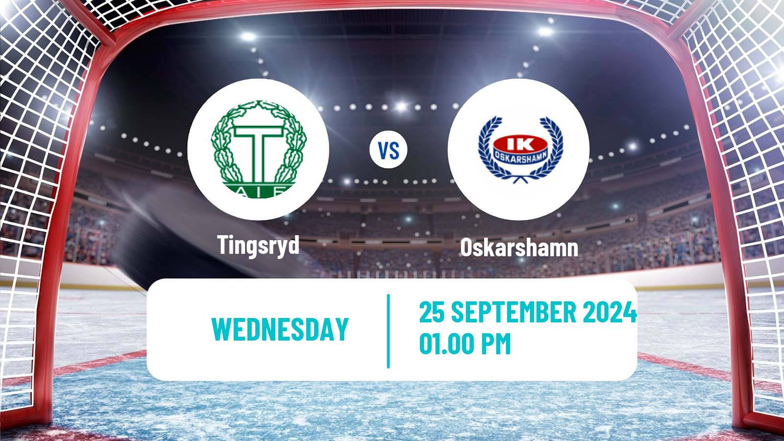 Hockey Swedish Hockey Allsvenskan Tingsryd - Oskarshamn