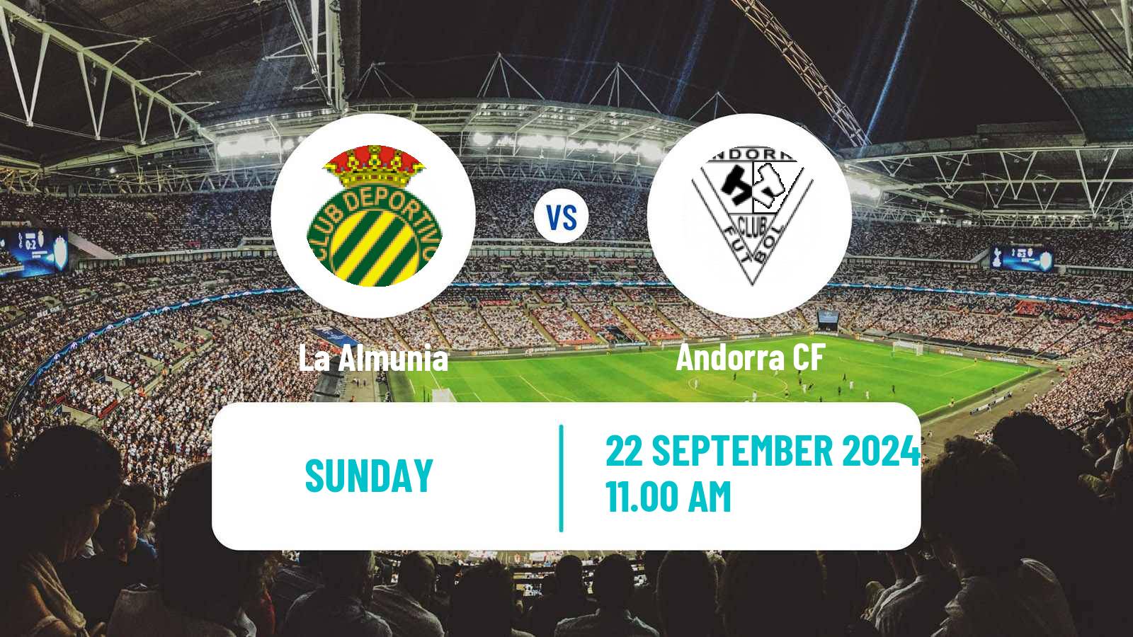 Soccer Spanish Tercera RFEF - Group 17 La Almunia - Andorra CF