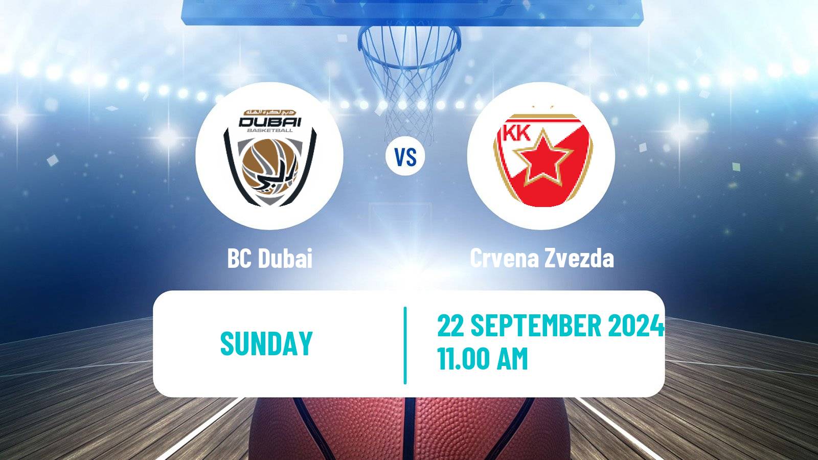 Basketball Adriatic League Dubai - Crvena Zvezda