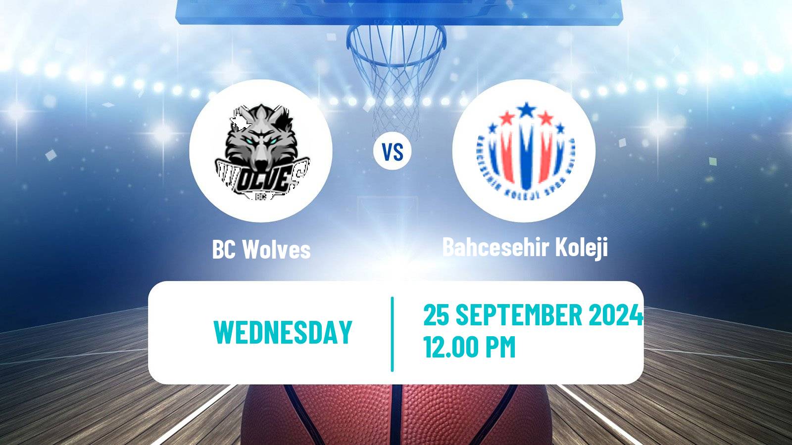 Basketball Eurocup BC Wolves - Bahcesehir Koleji