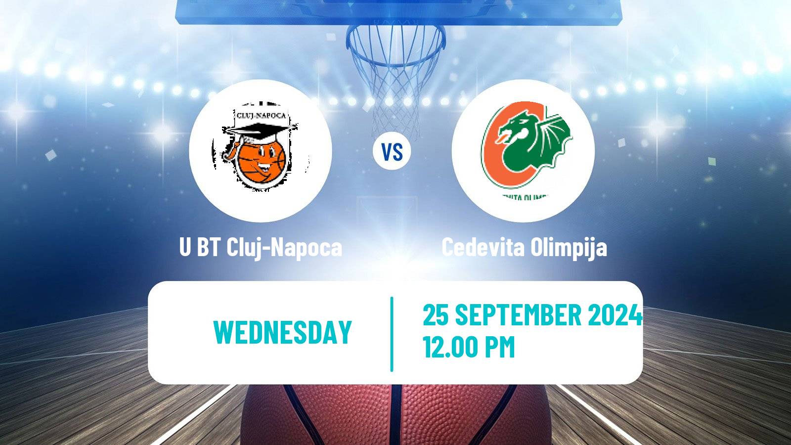 Basketball Eurocup U BT Cluj-Napoca - Cedevita Olimpija