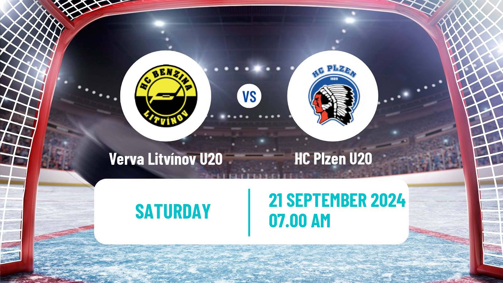 Hockey Czech ELJ Verva Litvínov U20 - Plzen U20