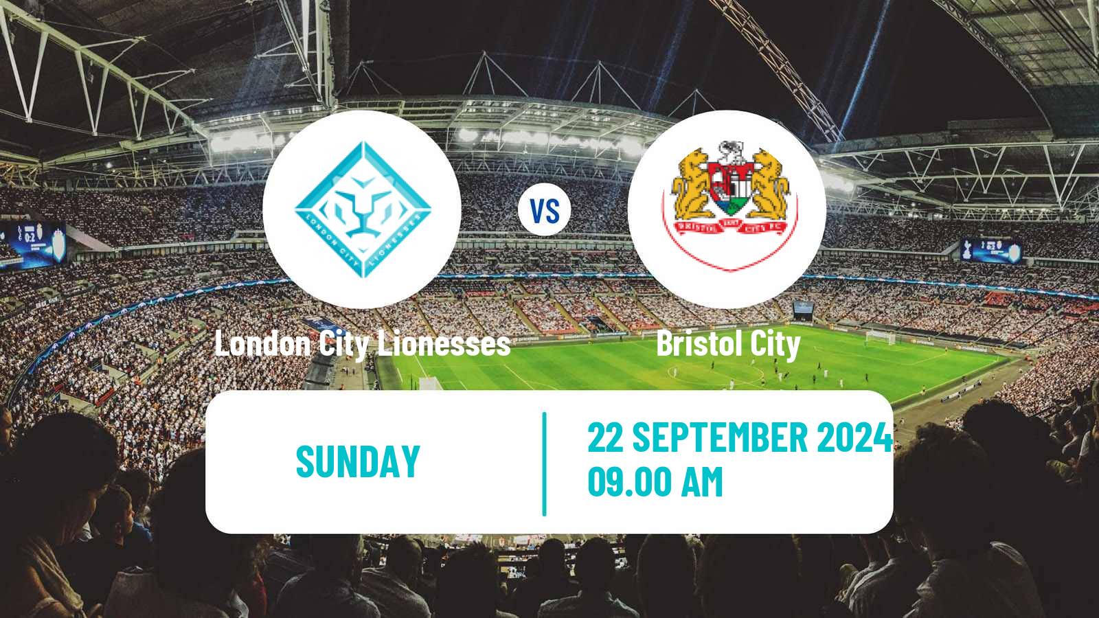 Soccer English Women Championship London City Lionesses - Bristol City