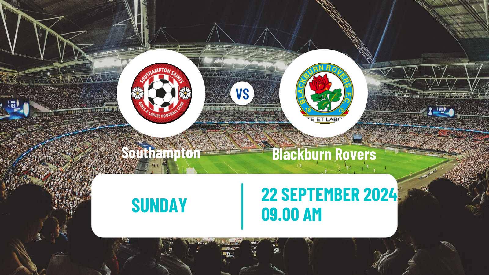 Soccer English Women Championship Southampton - Blackburn Rovers