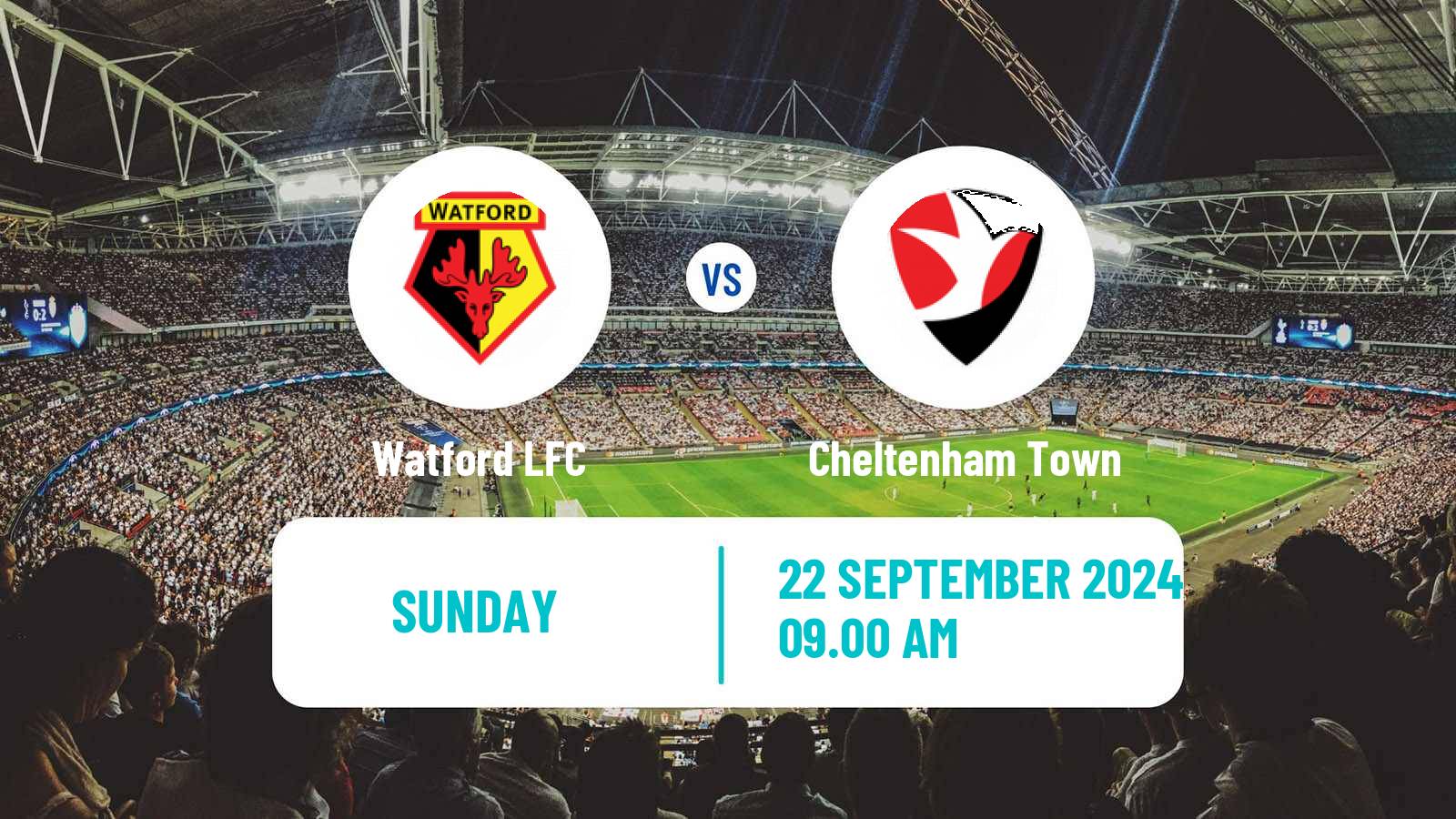 Soccer English National League South Women Watford - Cheltenham Town