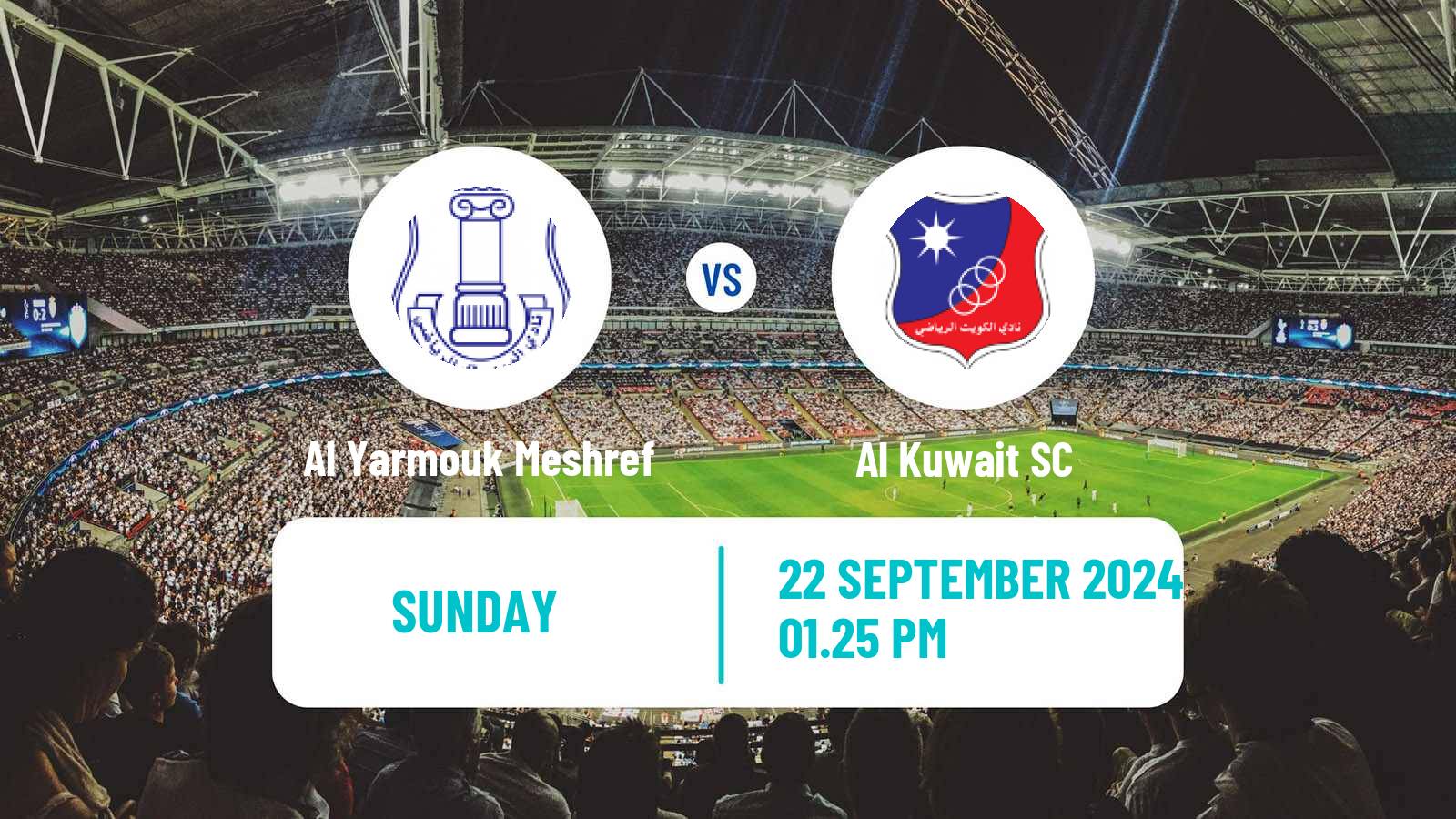 Soccer Kuwaiti Premier League Al Yarmouk Meshref - Al Kuwait